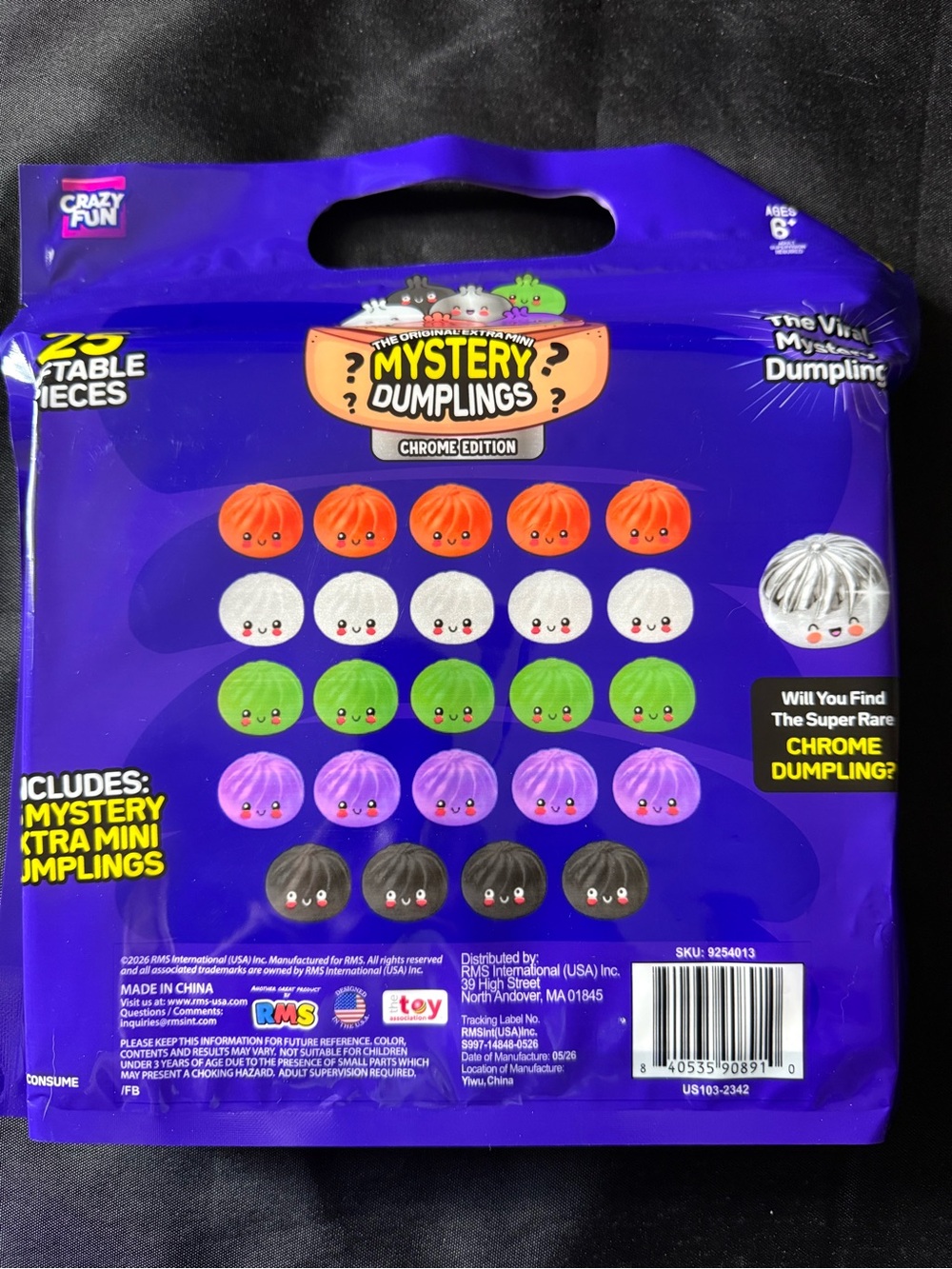 New 25 Pack Mystery Mini Dumplings Chrome Edition - Authentic RMS - Picture 8 of 12